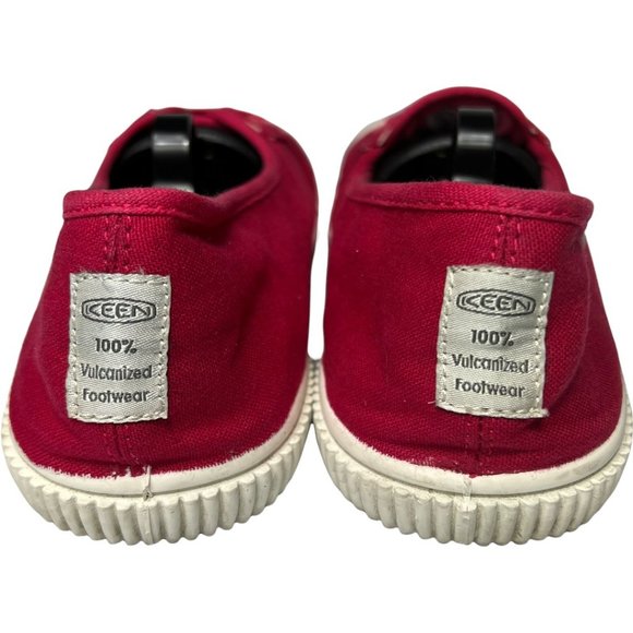 Keen Fuschia Pink Women's Slip On 100% Vulcanized Canvas Sneaker Vegan US Size 9 - Picture 5 of 9
